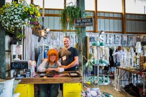 Image of Top Shelf Jewelry booth at the County Living Fair in the Hudson Valley